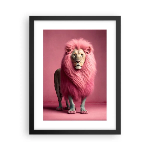 Pôster com moldura preta - Não tens mais medo - 30x40 cm