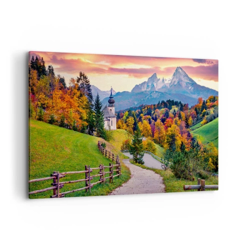 Quadro em tela - Paisagem como uma pintura - 120x80 cm