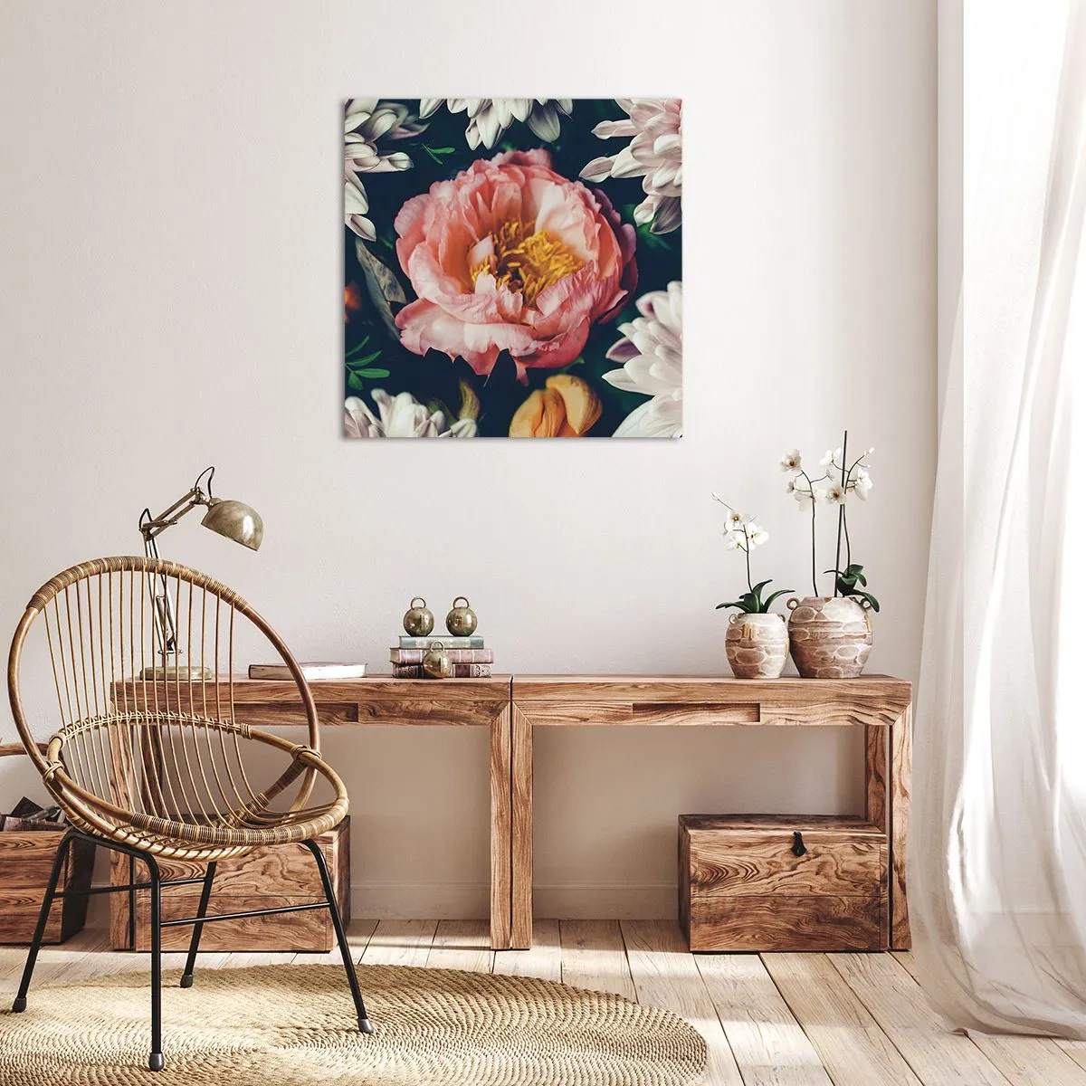 Quadro em tela - Com o esplendor barroco - 60x60 cm