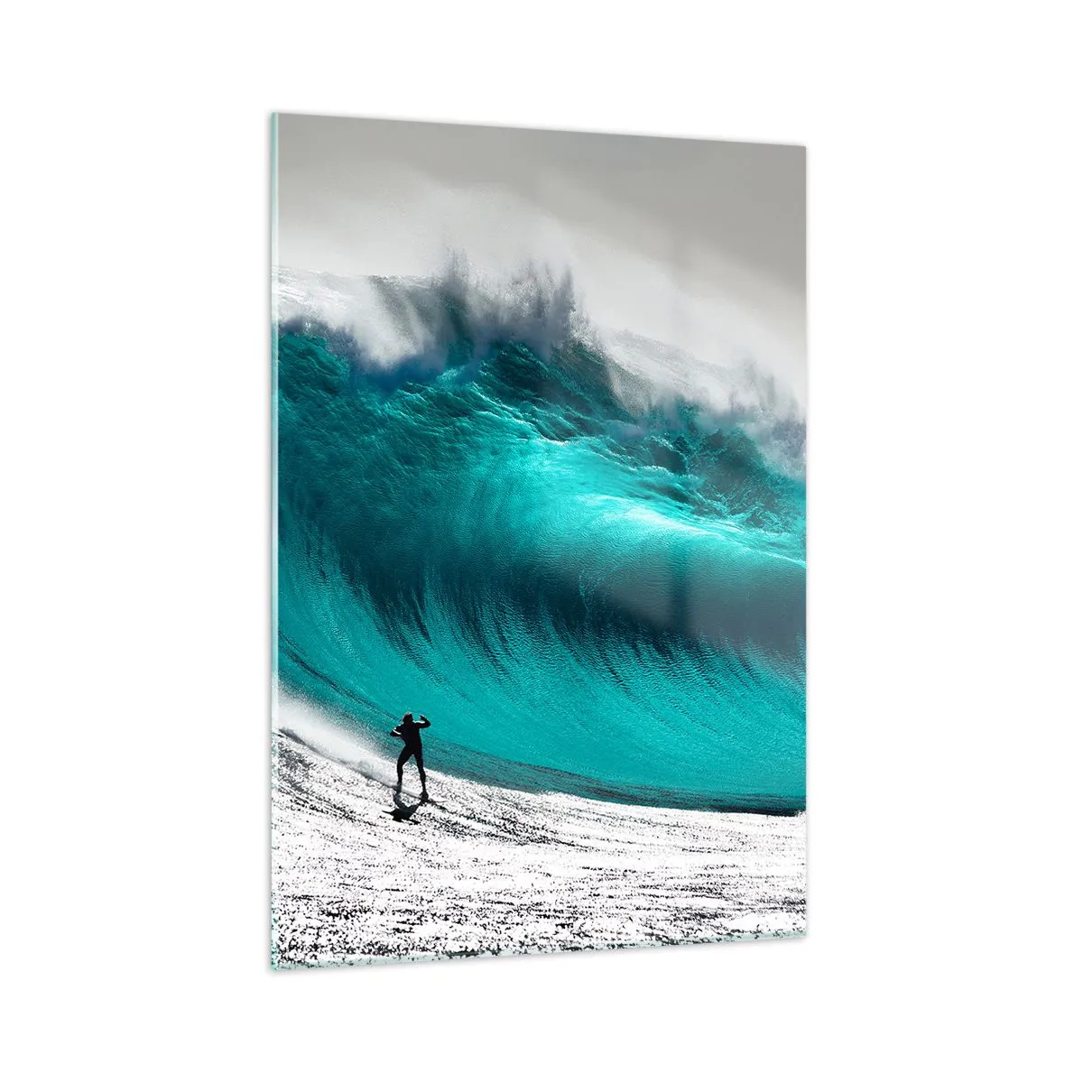 Quadro em vidro - Desafio aceite - 50x70 cm