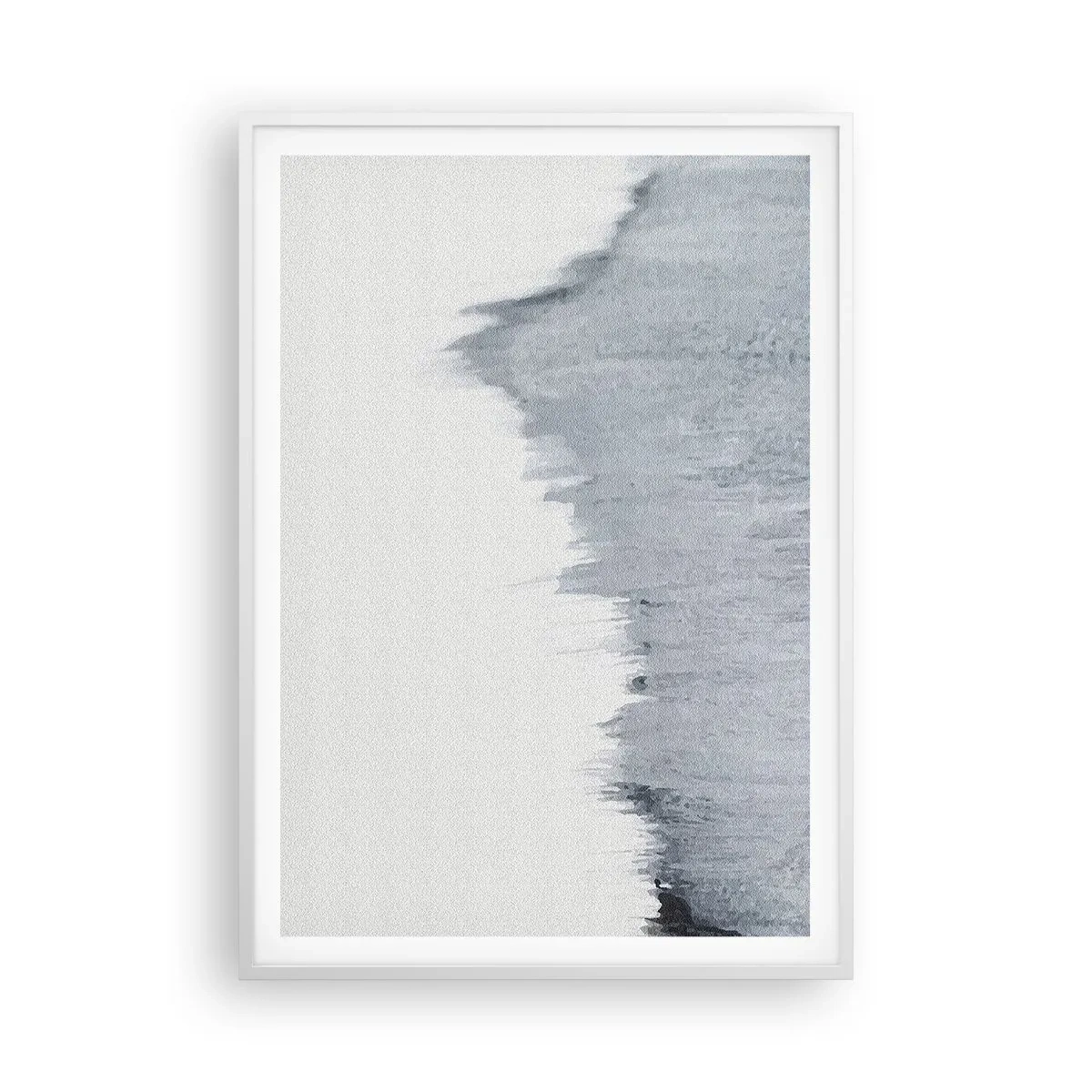 Pôster em moldura branca - Um registo misterioso - 70x100 cm