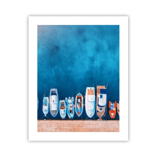 Pôster - Em uma fileira - 40x50 cm