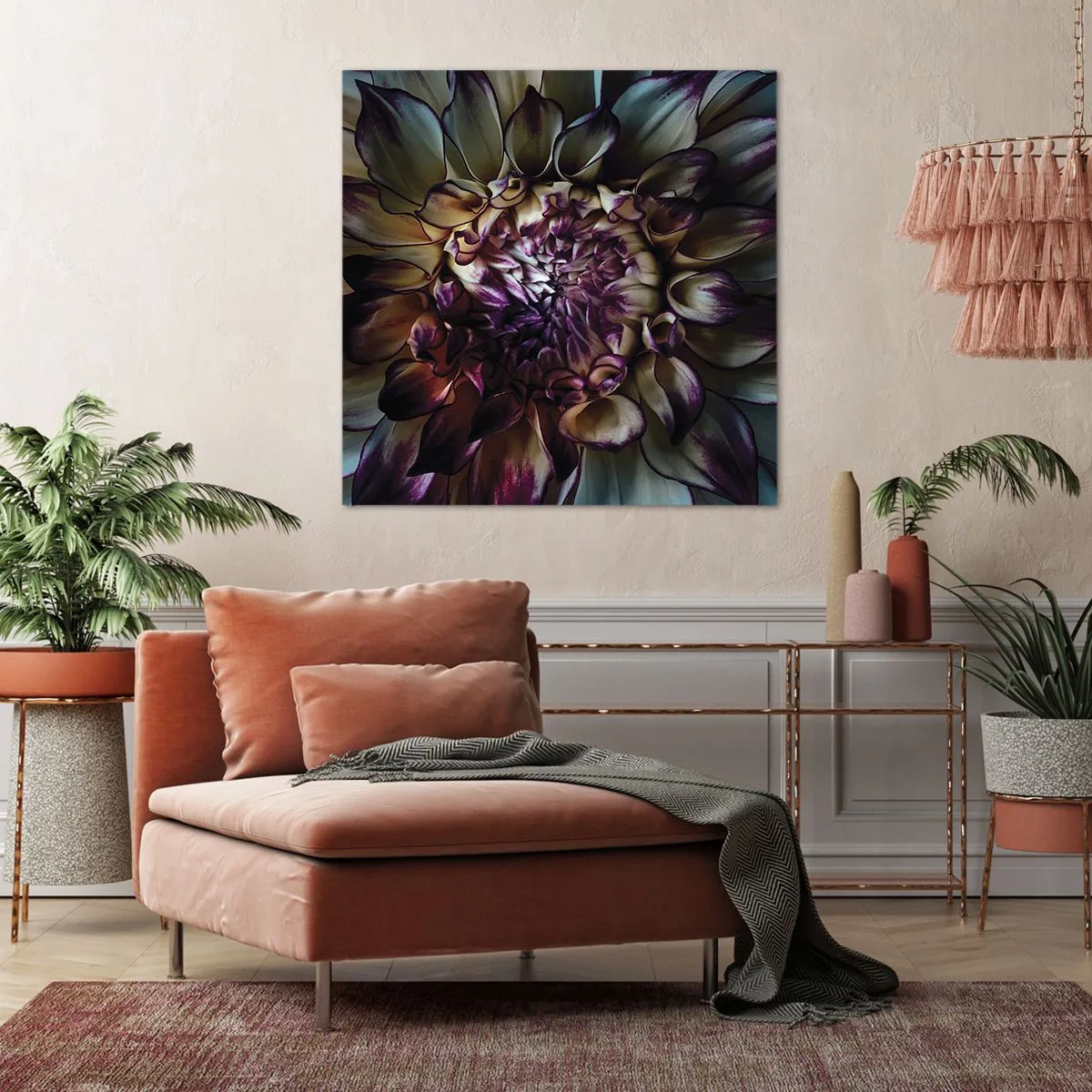 Quadro em tela - O florescimento da juventude - 40x40 cm