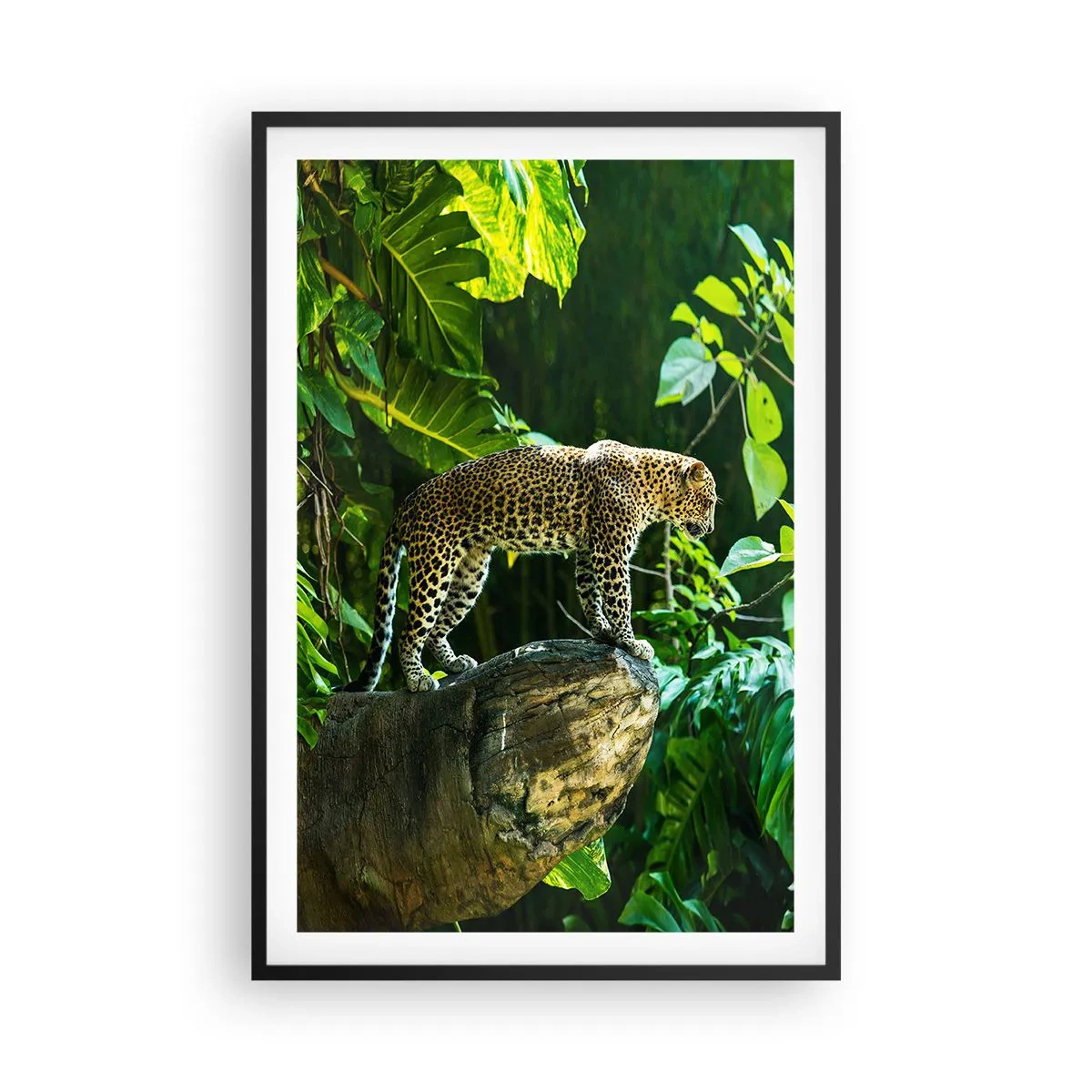 Pôster com moldura preta - Vamos caçar? - 61x91 cm