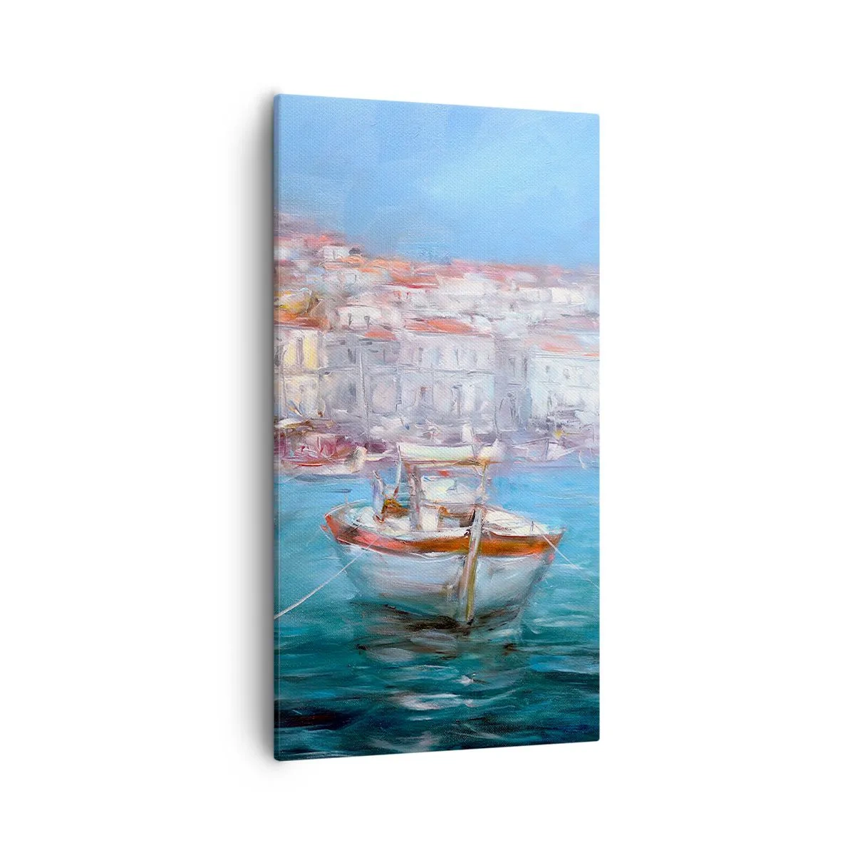 Quadro em tela - Baía italiana - 55x100 cm