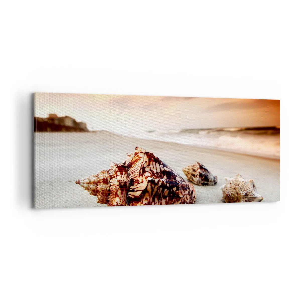 Quadro em tela - Expulso pelas ondas - 120x50 cm