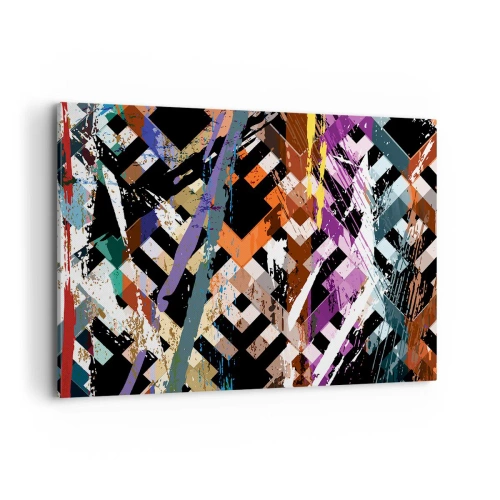 Quadro em tela - Ao quadrado - 100x70 cm