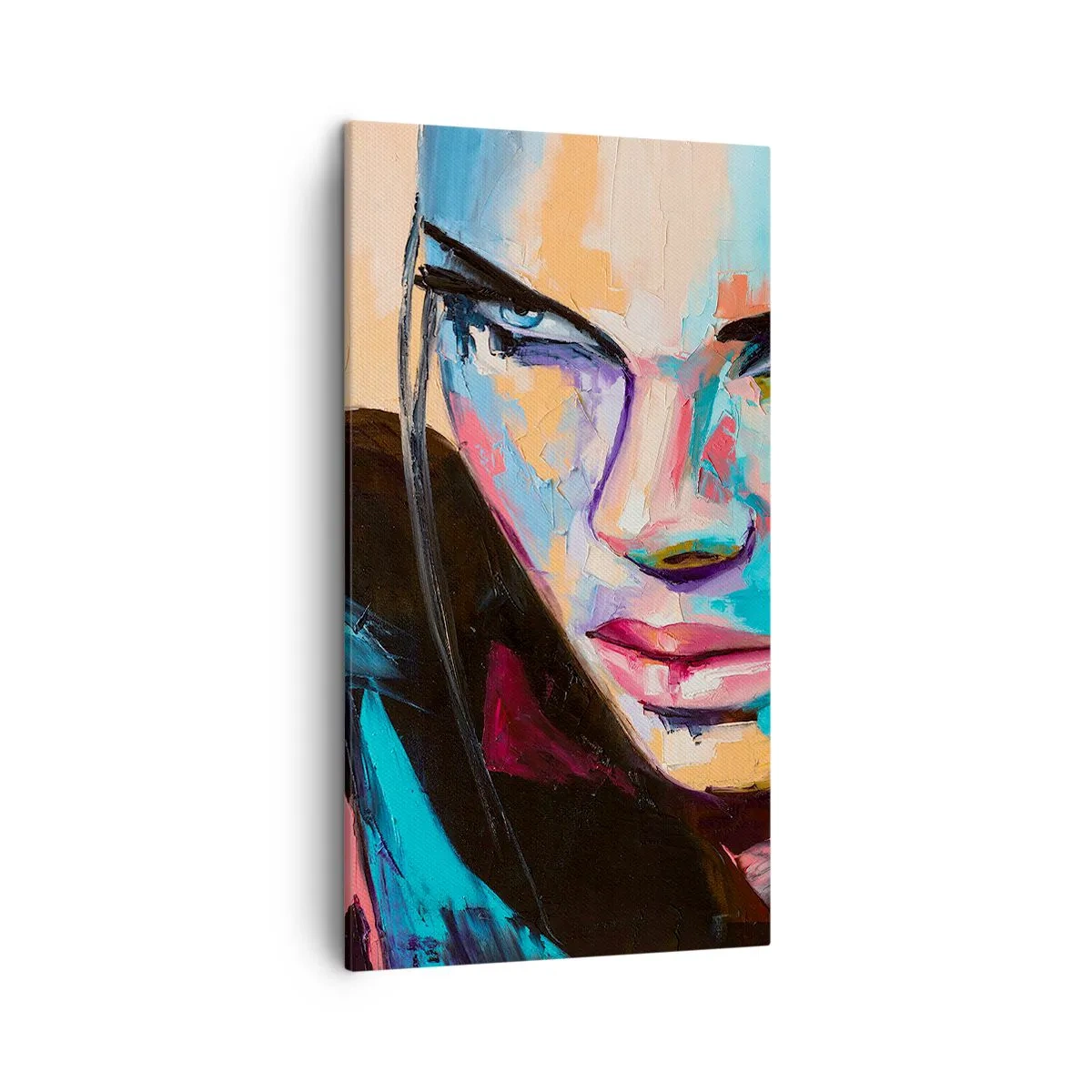 Quadro em tela - Coração selvagem - 45x80 cm