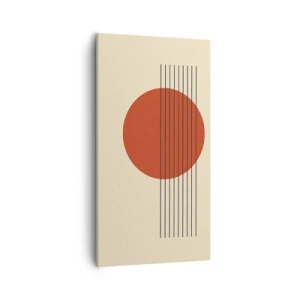 Quadro em tela - Em círculo e mais além - 55x100 cm