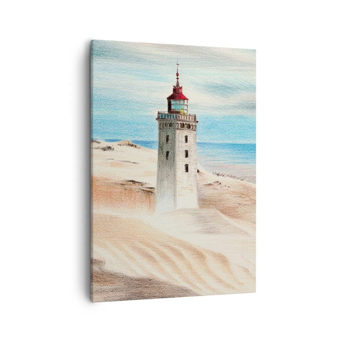 Quadro em tela - Sempre a olhar para o mar - 50x70 cm