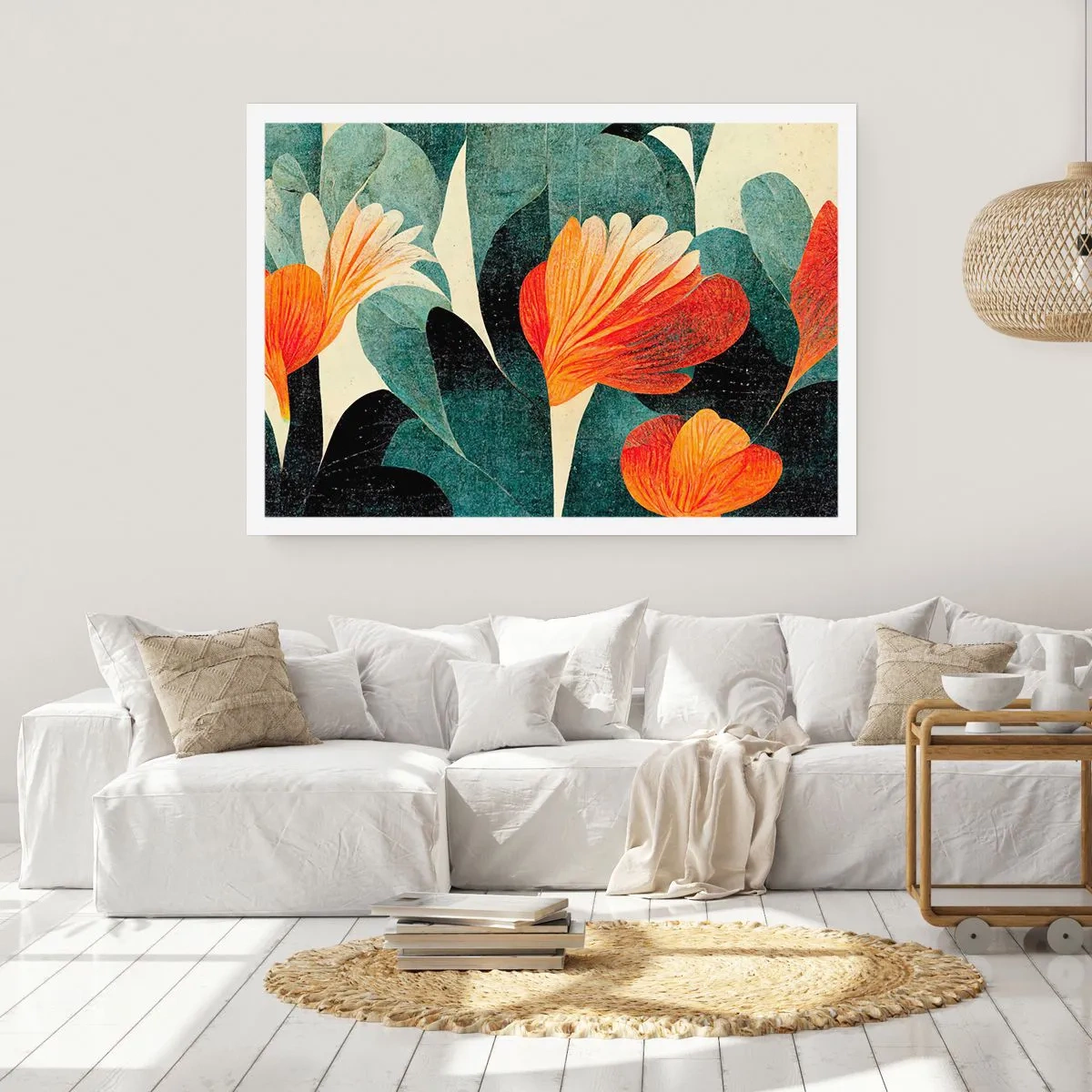 Pôster - O calor dos trópicos e o frescor da vegetação - 91x61 cm