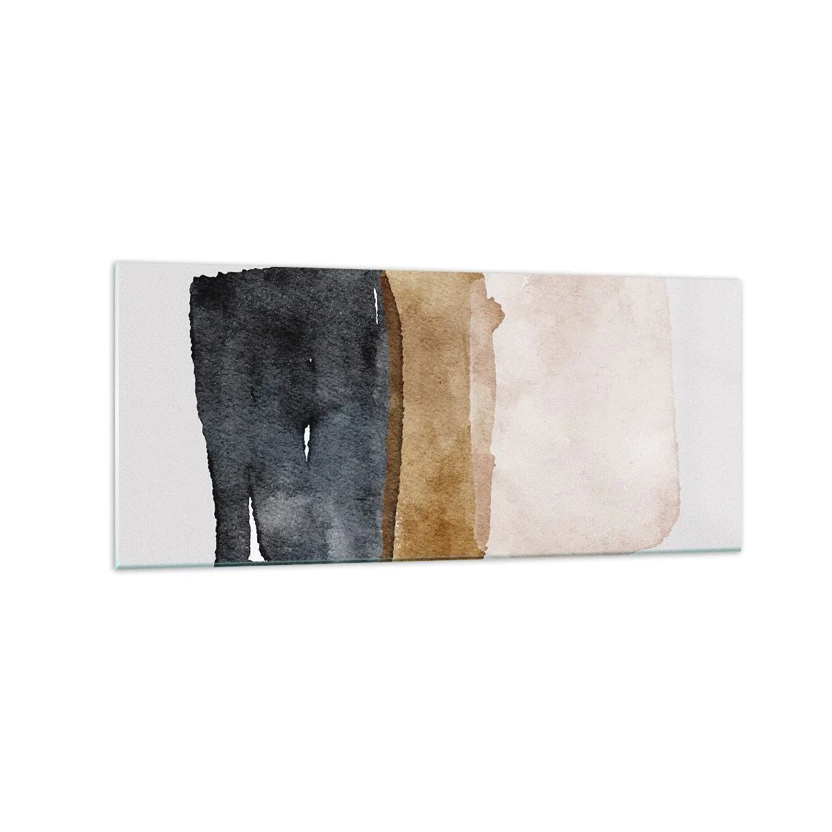 Quadro em vidro - Composição das cores da terra - 120x50 cm