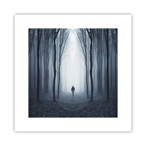 Pôster - Tudo simples e claro - 30x30 cm