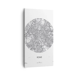 Quadro em tela - Anatomia de Roma - 55x100 cm