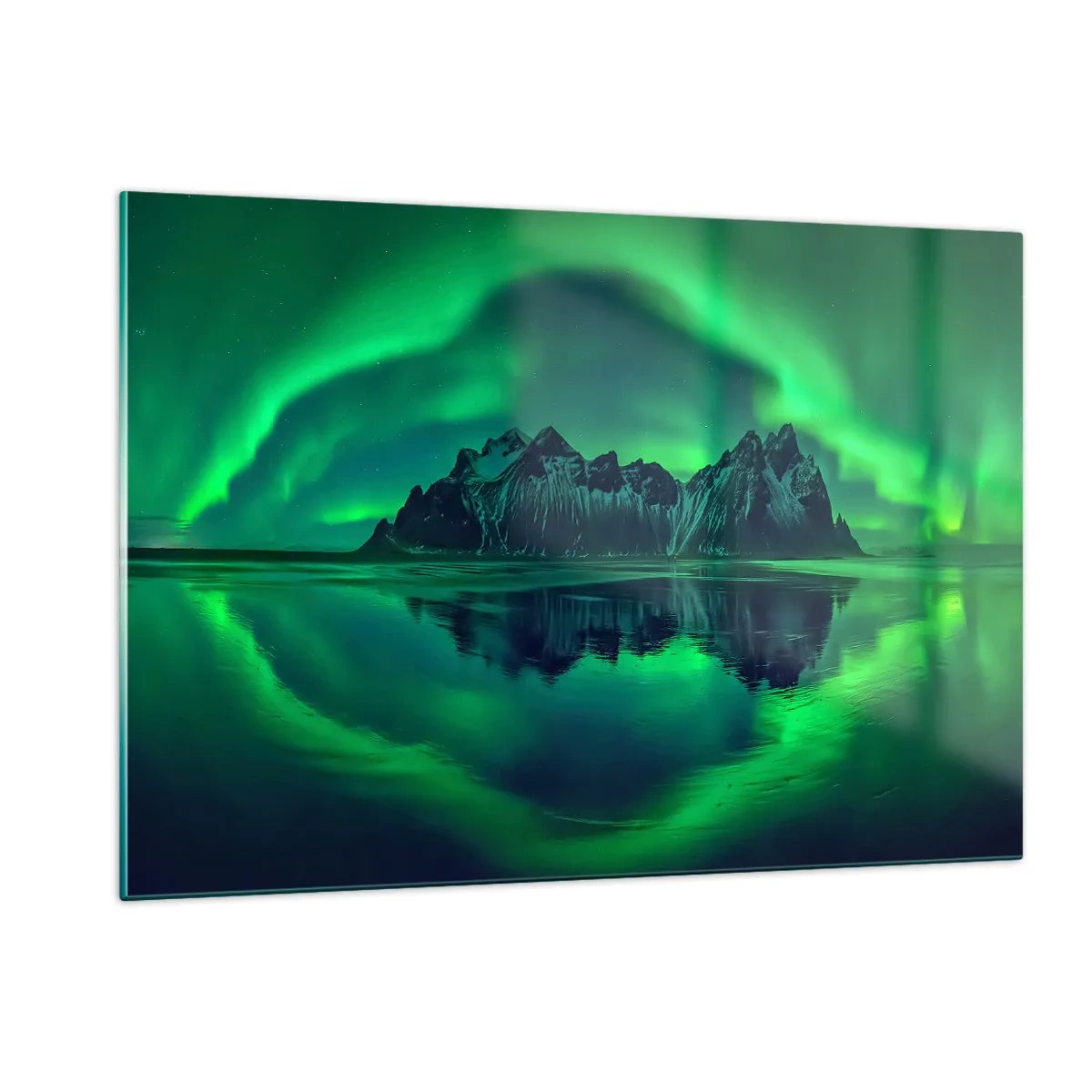 Quadro em vidro - Nos braços da aurora - 120x80 cm