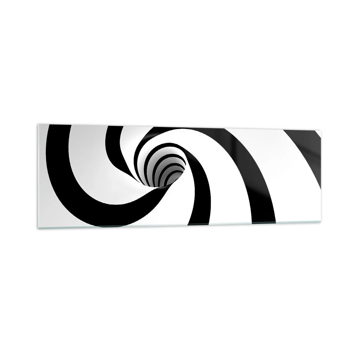 Quadro em vidro - Deixar levar-se pelo vórtice - 160x50 cm