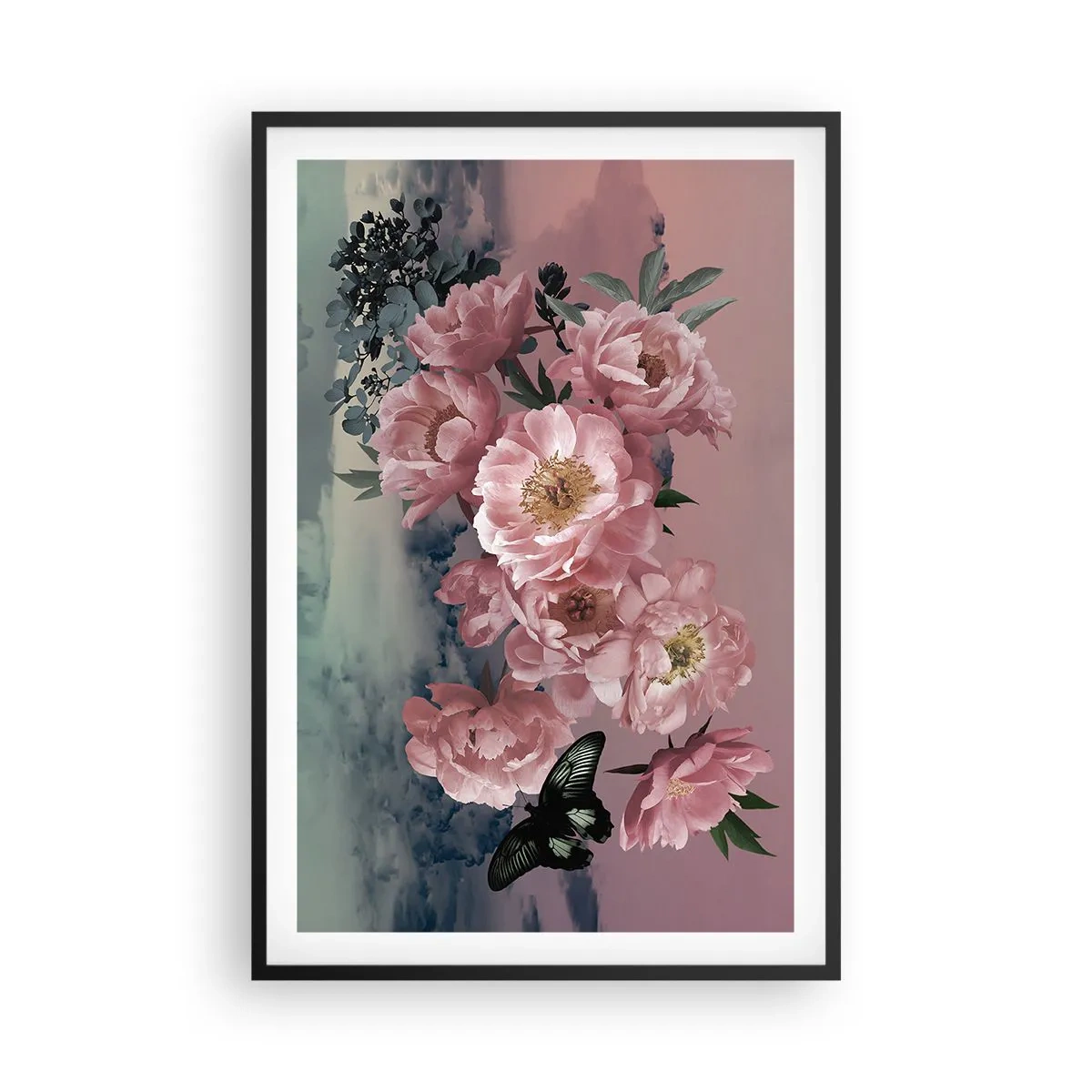 Pôster com moldura preta - O auge do romantismo - 61x91 cm