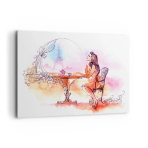 Quadro em tela - Elegância parisiense - 100x70 cm