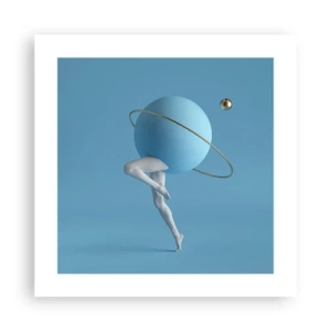 Pôster - Planetas a enlouquecer - 40x40 cm