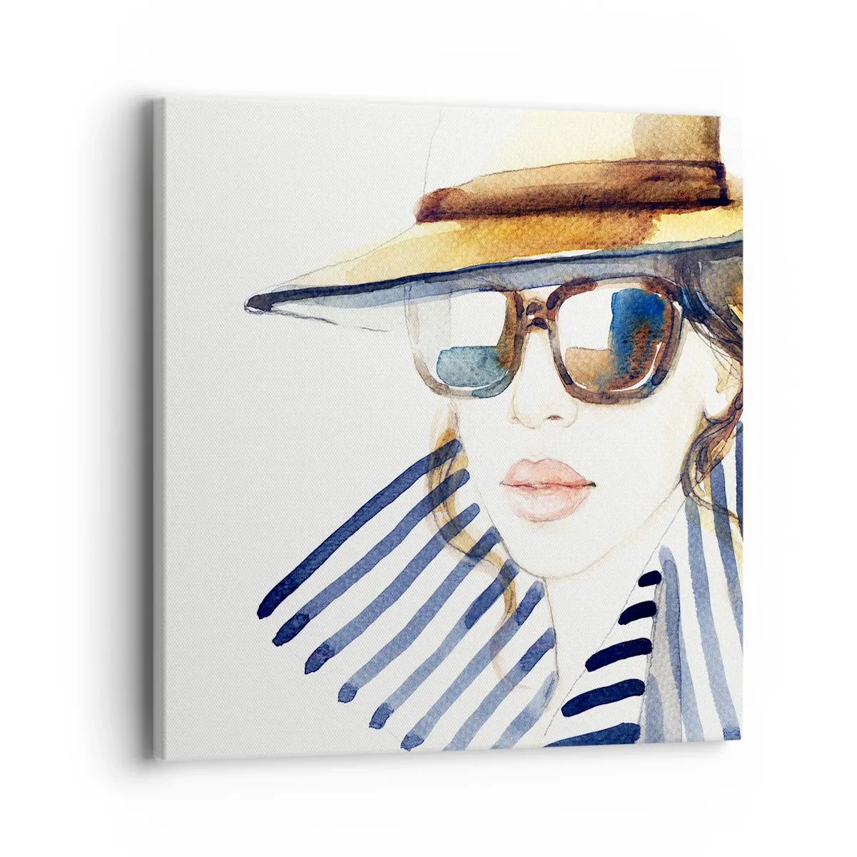 Quadro em tela - Bem-vindo à Flórida - 40x40 cm