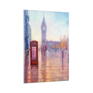 Quadro em vidro - Um dia de outono em Londres - 80x120 cm