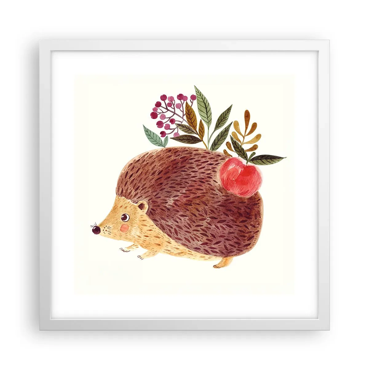 Pôster em moldura branca - Já gostas de mim - 40x40 cm