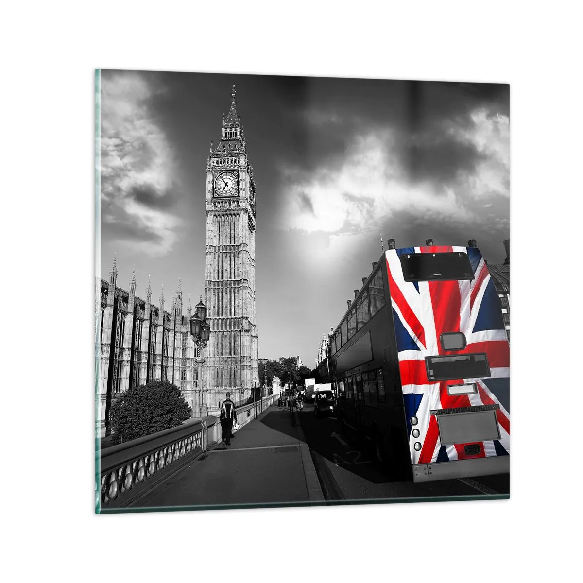 Quadro em vidro - Grande e orgulhosa - 50x50 cm