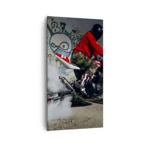 Quadro em tela - Persiga-me! - 55x100 cm