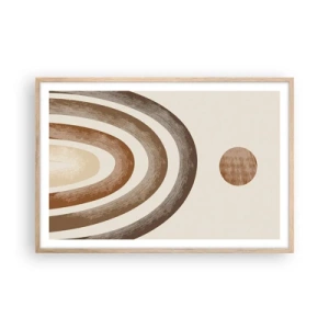 Pôster com moldura de carvalho claro - Numa galáxia muito distante - 91x61 cm