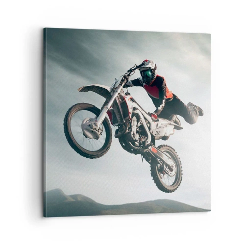 Quadro em tela - Não há diversão sem risco - 60x60 cm