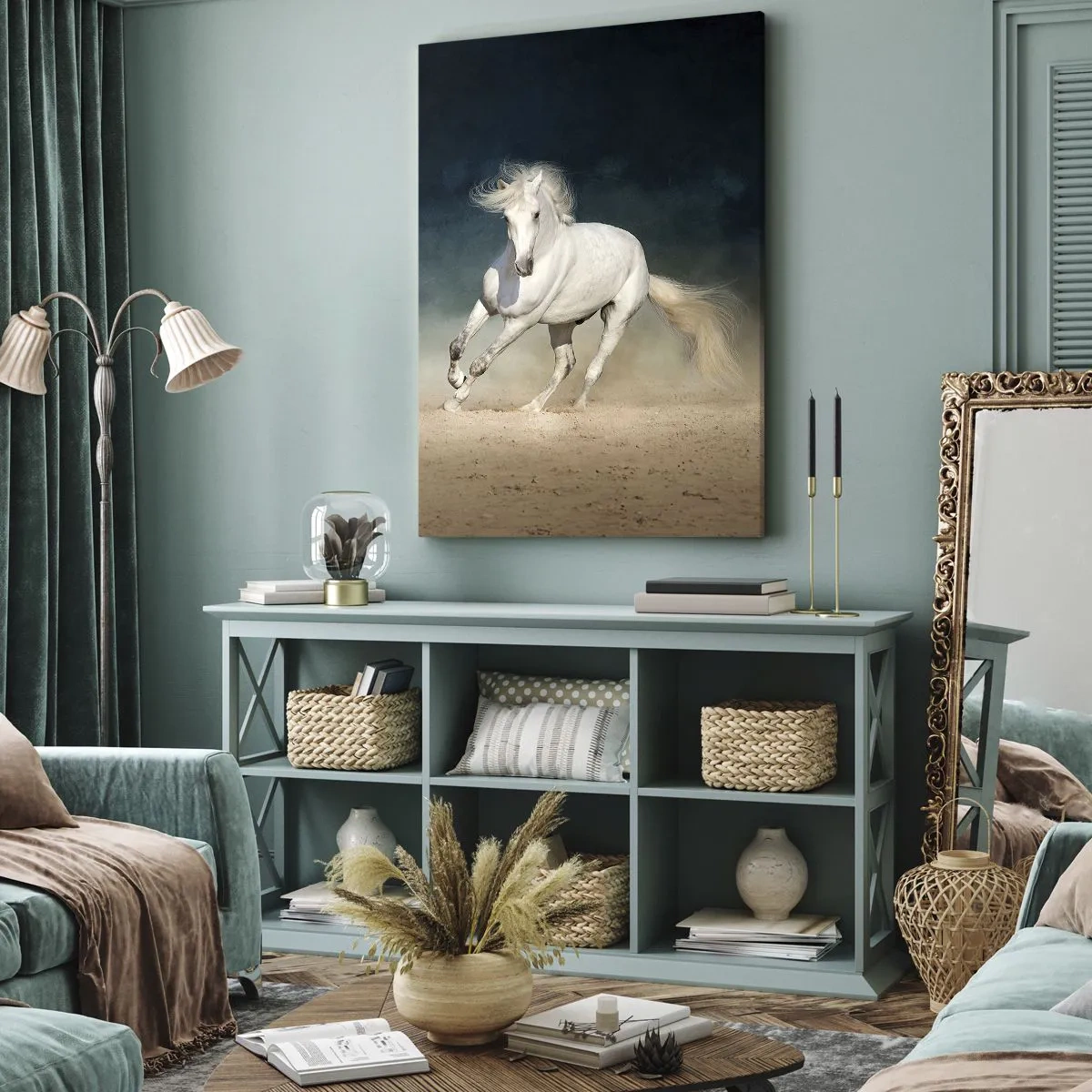 Quadro em tela - Liberdade em seu estado puro - 45x80 cm