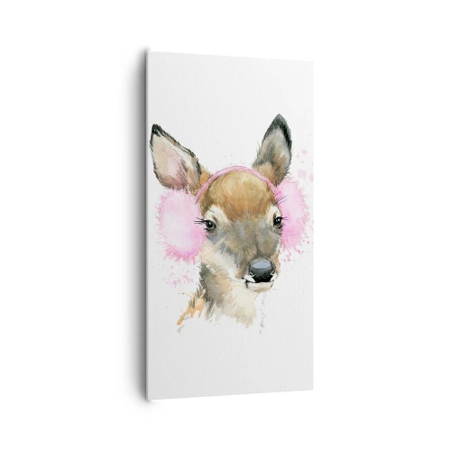 Quadro em tela - E o frio já não é assustador - 65x120 cm