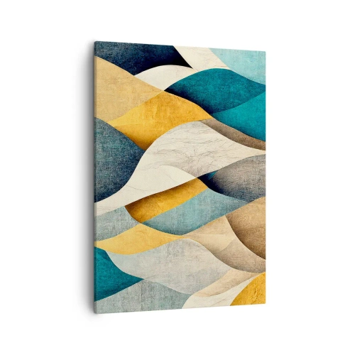 Quadro em tela - Ritmo e onda - 50x70 cm