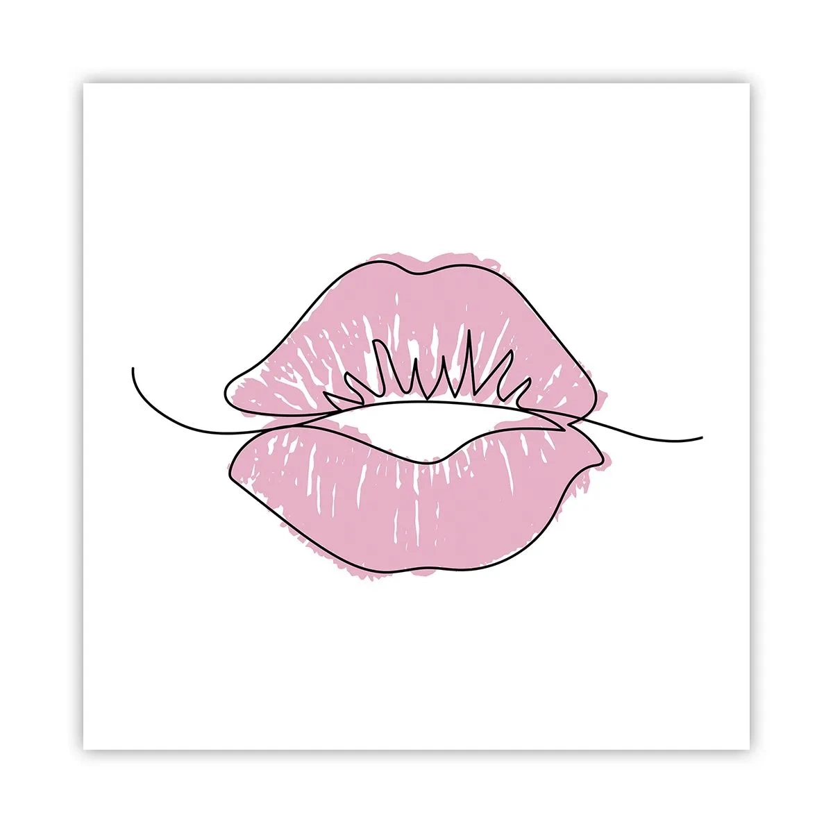 Pôster - Pronto para beijar? - 50x50 cm