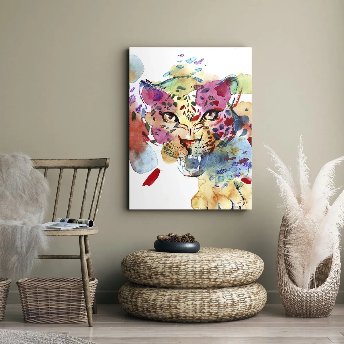 Quadro em tela - A Bela e a Fera - 50x70 cm