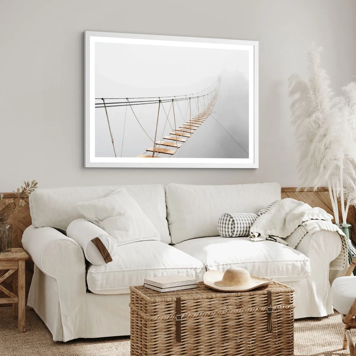 Pôster em moldura branca - Para onde levará? - 100x70 cm