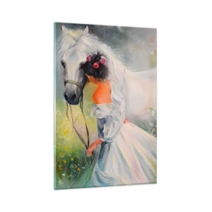 Quadro em vidro - Como um belo sonho - 80x120 cm