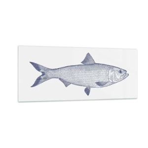 Quadro em vidro - Saudações dos mares do norte - 100x40 cm