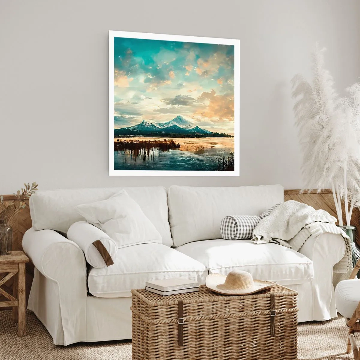 Pôster - Sob a proteção do céu - 30x30 cm