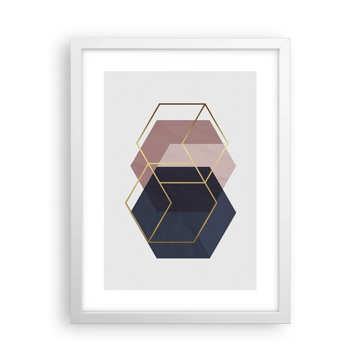 Pôster em moldura branca - O poder da simplicidade - 30x40 cm