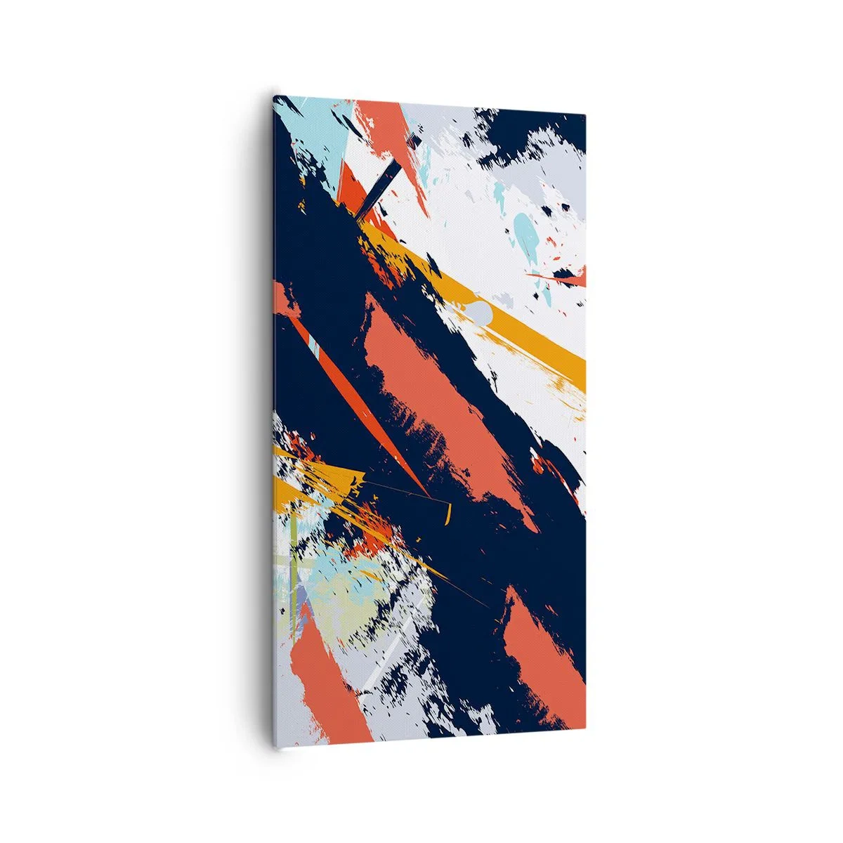 Quadro em tela - Composição dinâmica - 65x120 cm