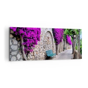 Quadro em tela - Vamos encontrar-nos o mais depressa possível - 100x40 cm