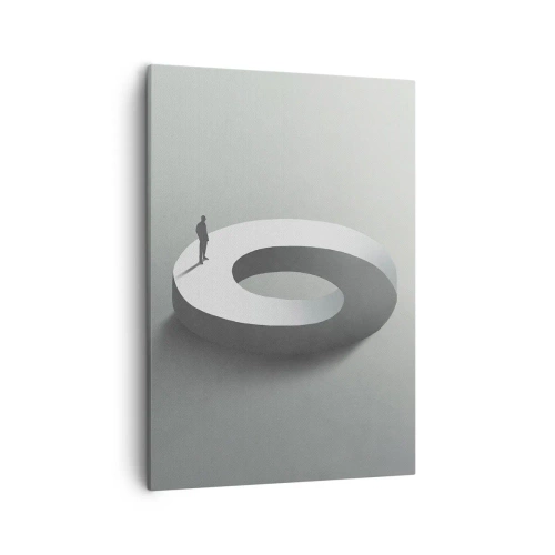 Quadro em tela - Seja inteligente - 50x70 cm