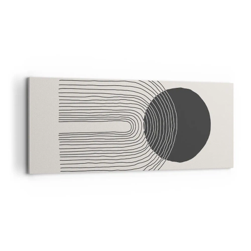 Quadro em tela - Tremores e confiança - 100x40 cm