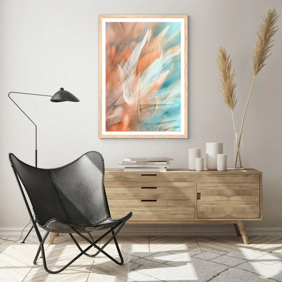 Pôster com moldura de carvalho claro - Na terra da gentileza - 61x91 cm
