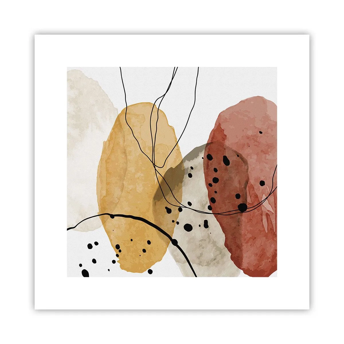 Pôster - Como o ar leve e transparente - 30x30 cm