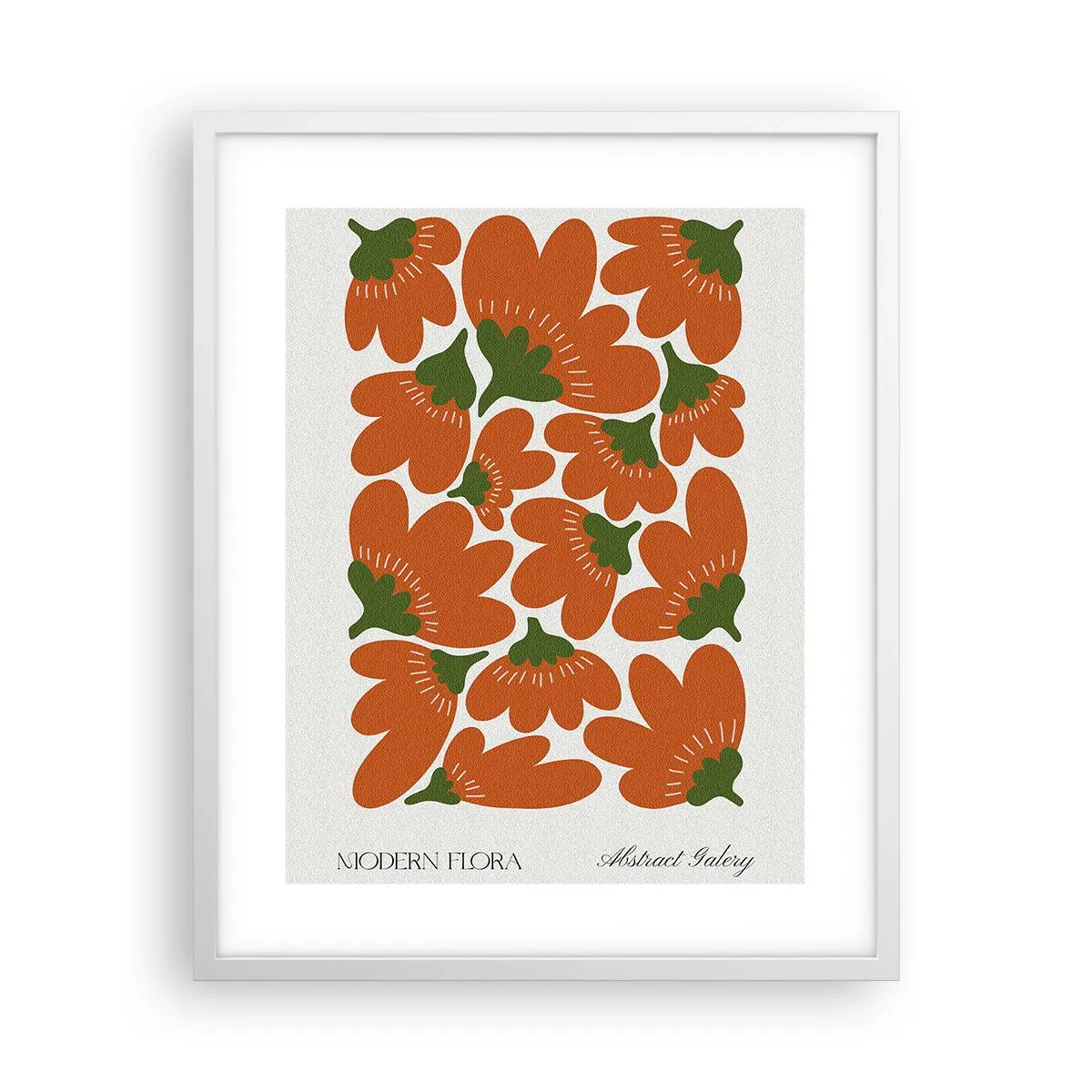 Pôster em moldura branca - Da vida das flores - 40x50 cm