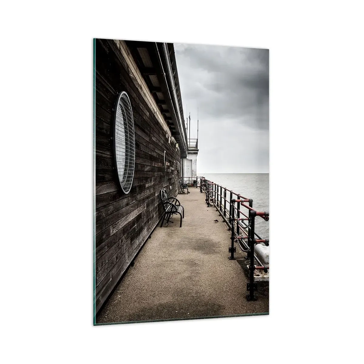 Quadro em vidro - O tempo parou - 80x120 cm