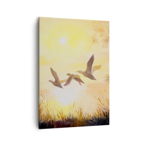 Quadro em tela - O início de uma longa viagem - 50x70 cm