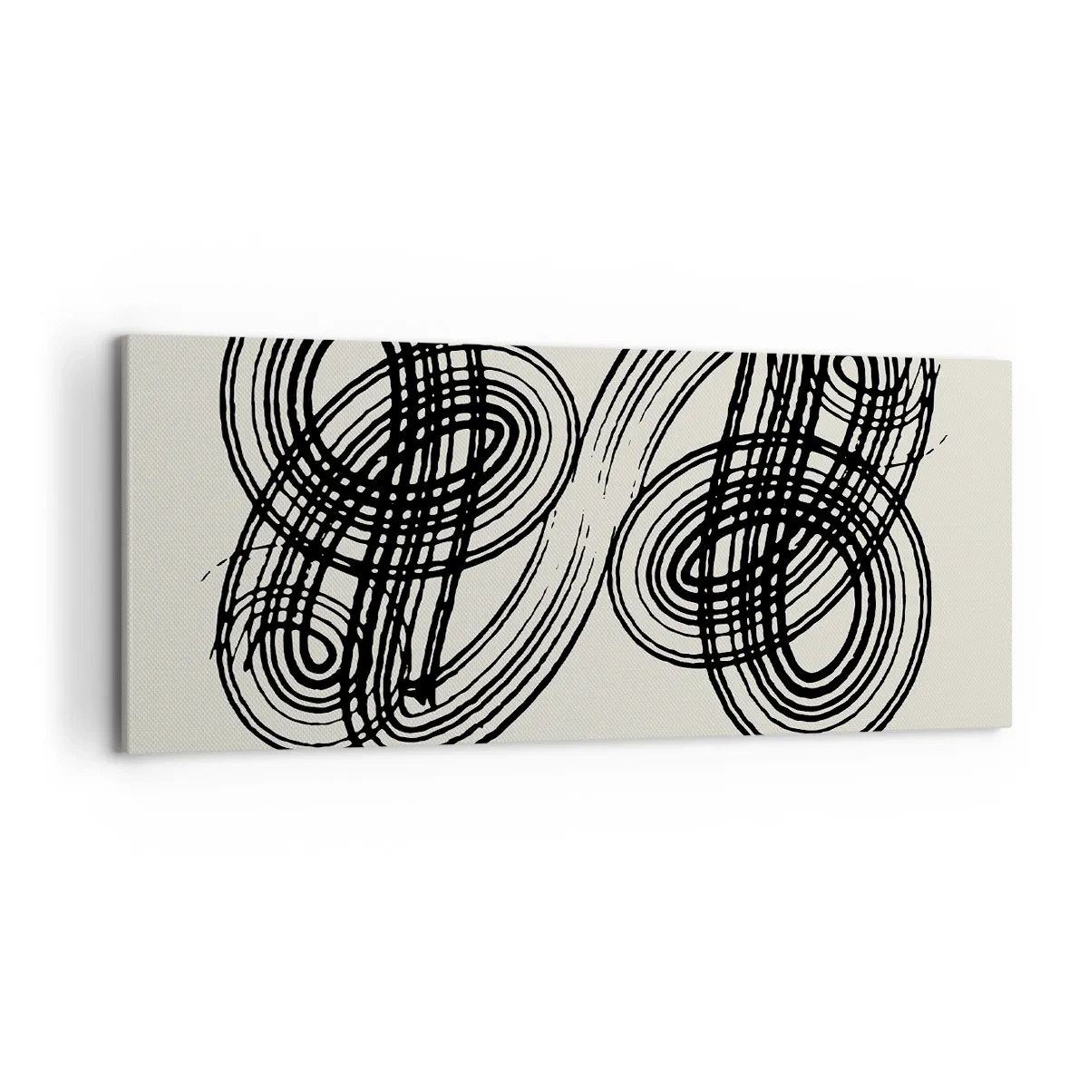 Quadro em tela - Saiu espontaneamente - 120x50 cm